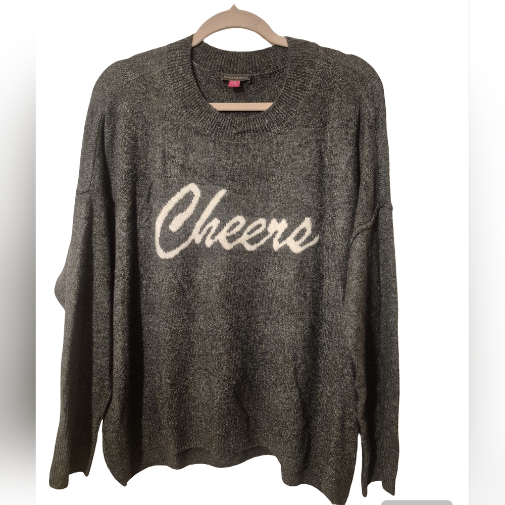 Vince Camuto Women's "Cheers" Sweater, XL Warm and Soft, EUC